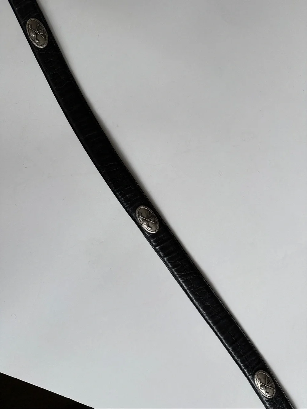 Men’s Leather Golf Belt Black